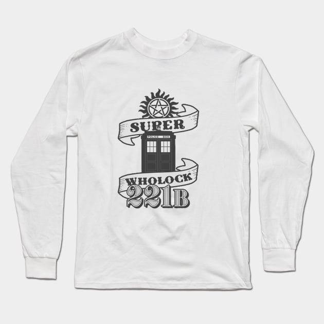 SUPERWHOLOCK Long Sleeve T-Shirt by genwho